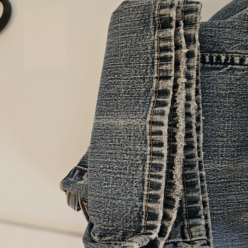 Levi Strauss Bootcut Lowrise Stretch Denim Jeans Sz 12M - Picture 7 of 8